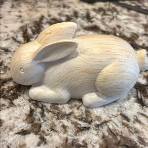 Charming Cream Bunny Figurine